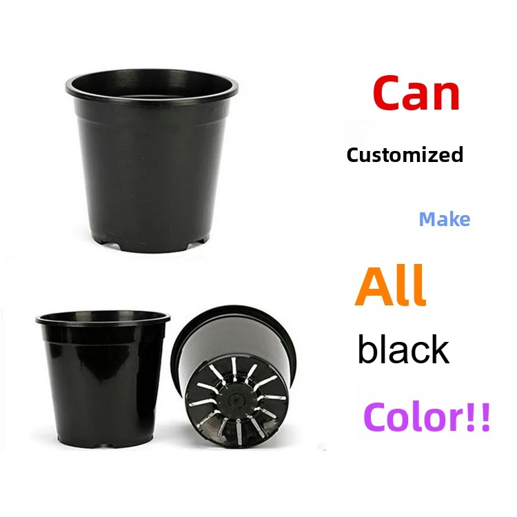 P202 屋内外兼用 多サイズ ガロン プラスチック植木鉢 耐久性のあるガーデンフラワーポット コンテナ苗ポット