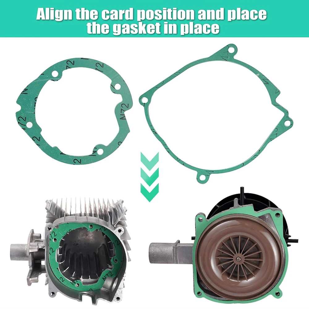 12V 24V Parking Heater Blower Fan Assembly with Repair Kit for 2KW 5KW Diesel Air Heater - Automotive Heating System Component