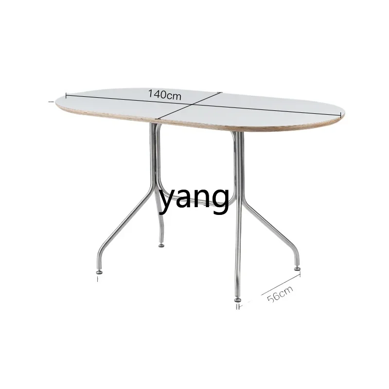 LMM Solid Wood Dining Table Small Apartment Simple Negotiation Modern Home Desk