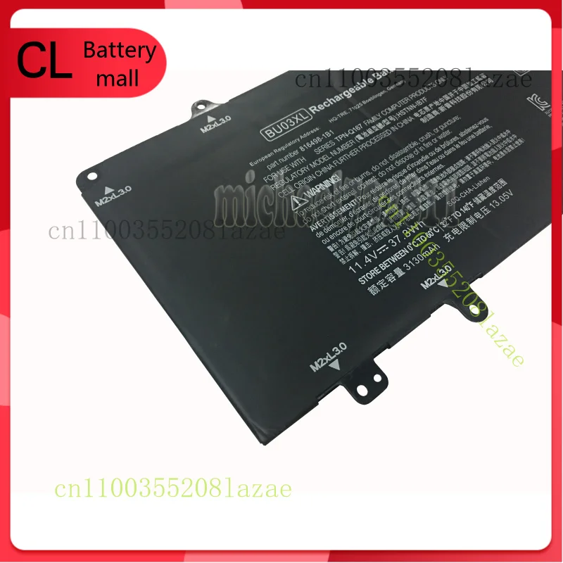 

New 11.4V 37.3Wh Genuine BU03XL Battery for HP Chromebook 14 G4 Series