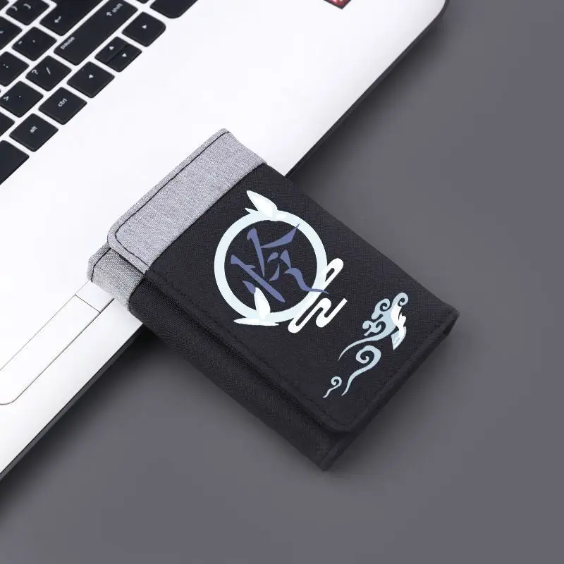 Tian Guan Blessing Anime Coin Purse Huacheng Xie Lian 2D Youth Middle School Students Unisex Short Wallet Card Holder Anime