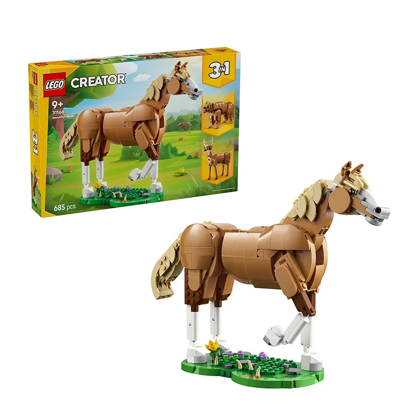 

Lego 31166 Fit Horse Creative and Versatile Building Blocks Toy for Boys and Girls Children's Day Gift