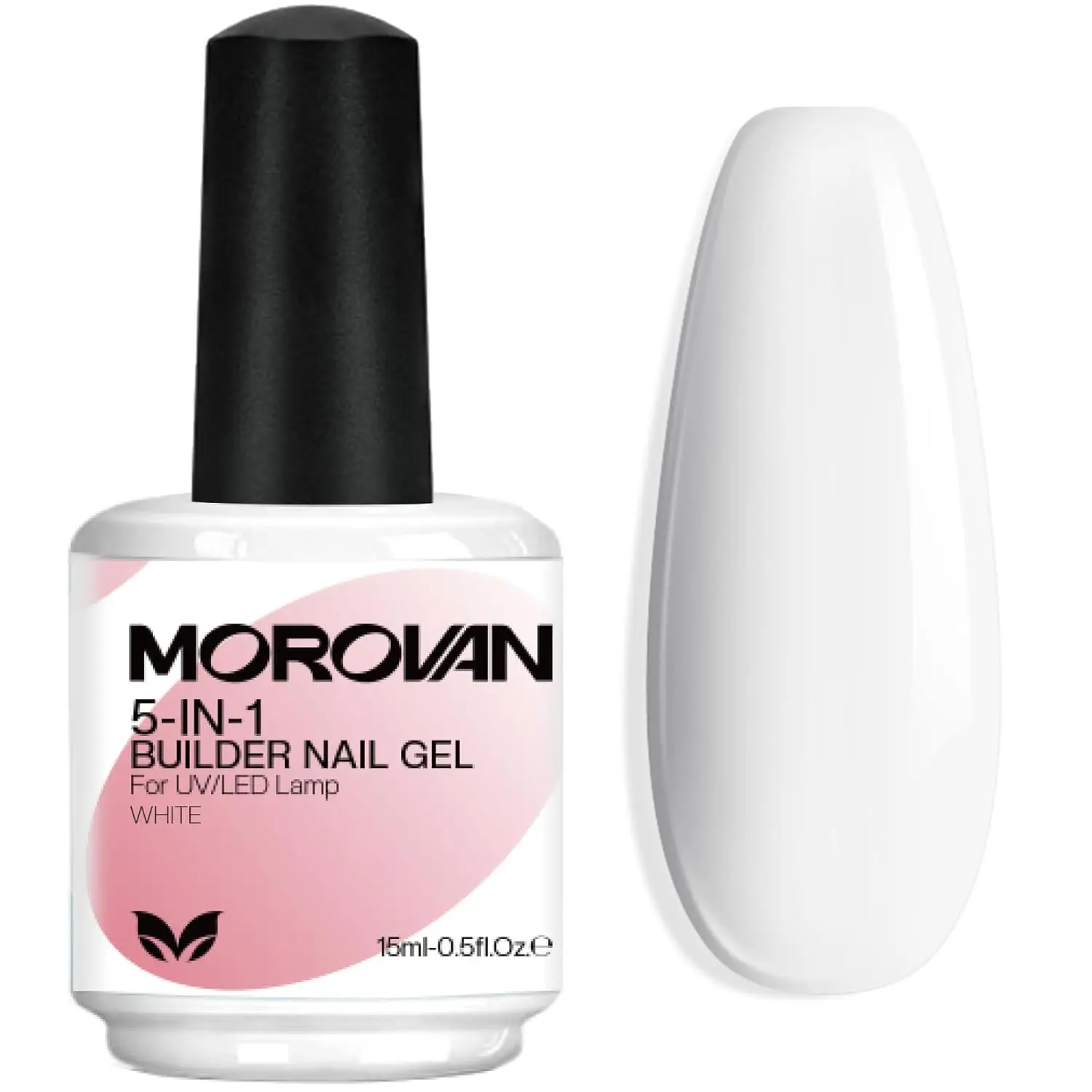 

5 in 1 Builder Gel for Nails Builder Strengthener Gel for Reinforcing and Shaping Builder Gel Nail Kit with Nail File