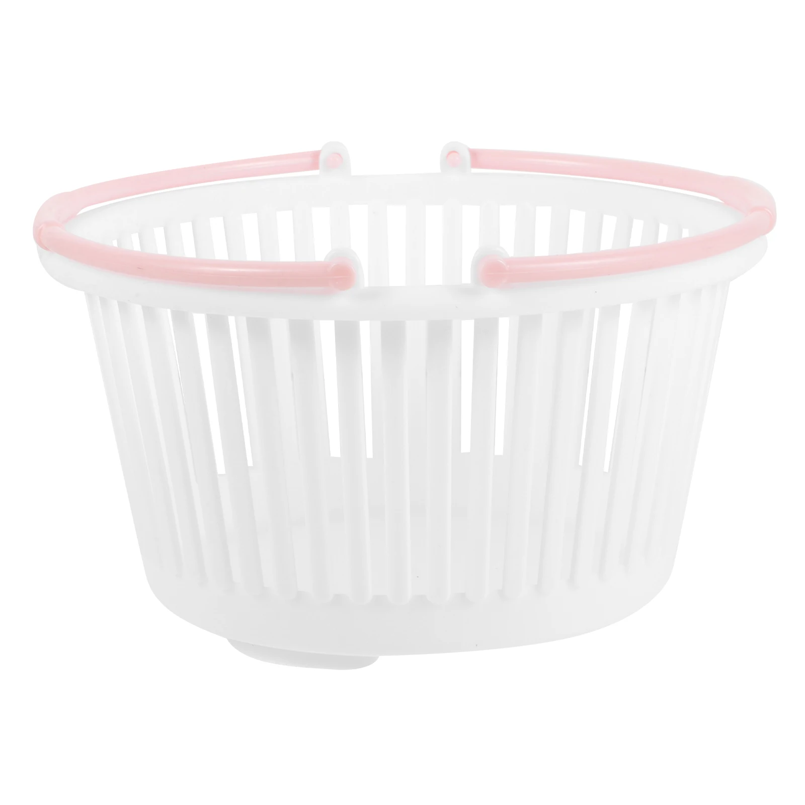 

3pcs Mini Baskets Pink White Handle Desk Organizer for Cosmetics Stationery Sundries Storage Container Plastic Container Storage