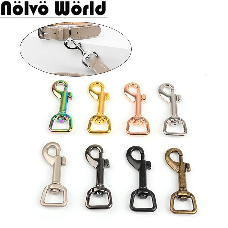 30-50PCS 15/20/25/30MM Metal Lobster Clasp Swivel Buckles For Bags Strap Connect Keychain Carabiner Dog Collar Hook Accessories