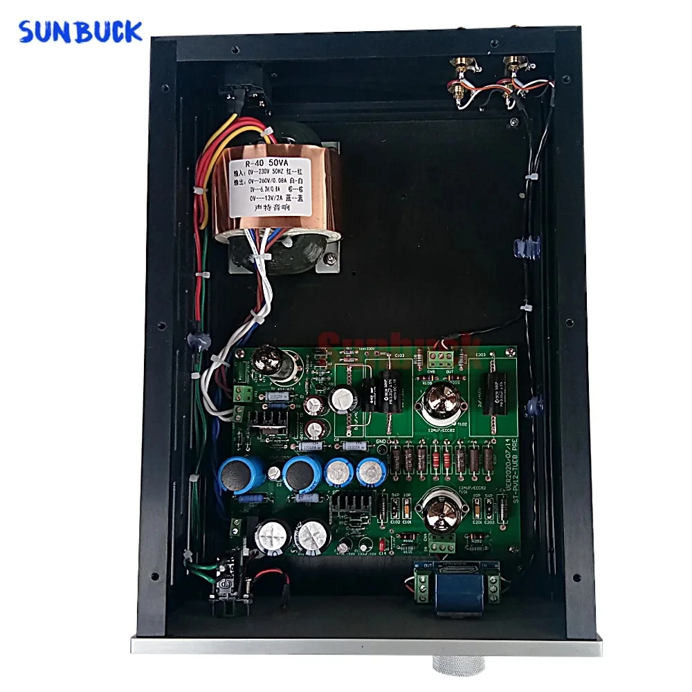 مضخم صوت مسبق ، مرجع Sunbuck ، Conrad-Johnson ، U4N ، 6Z4 ، 6X4 ، 12AU7 ، ECC82 ، صوت HiFi