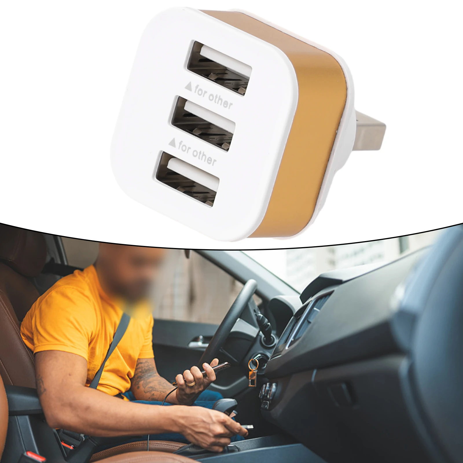 

3-портовый USB-адаптер-концентратор для зарядки нескольких USB-устройств с 3 портами USB 2 0 Компактный и портативный USB-удлинитель