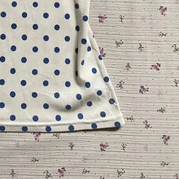 HANYAYA Y2K American Retro Blue White Polka Dot Halter Short Sleeve Top Women Contrast Trim Slim Fit Sweet Hot Girl Summer Shirt