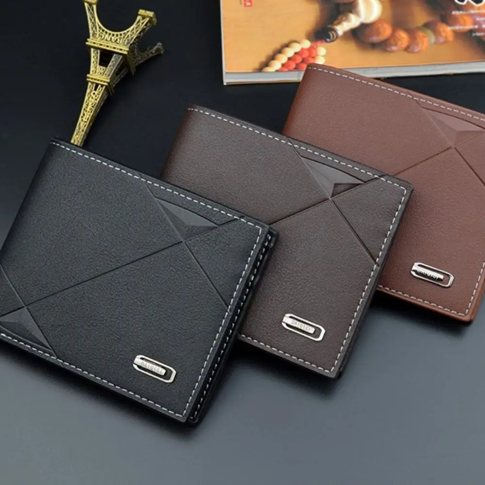 

Travel Business Driver License Coins Purse ID Card Holder Men Wallet Foldable Wallet Leather Money Case Slim Billfold