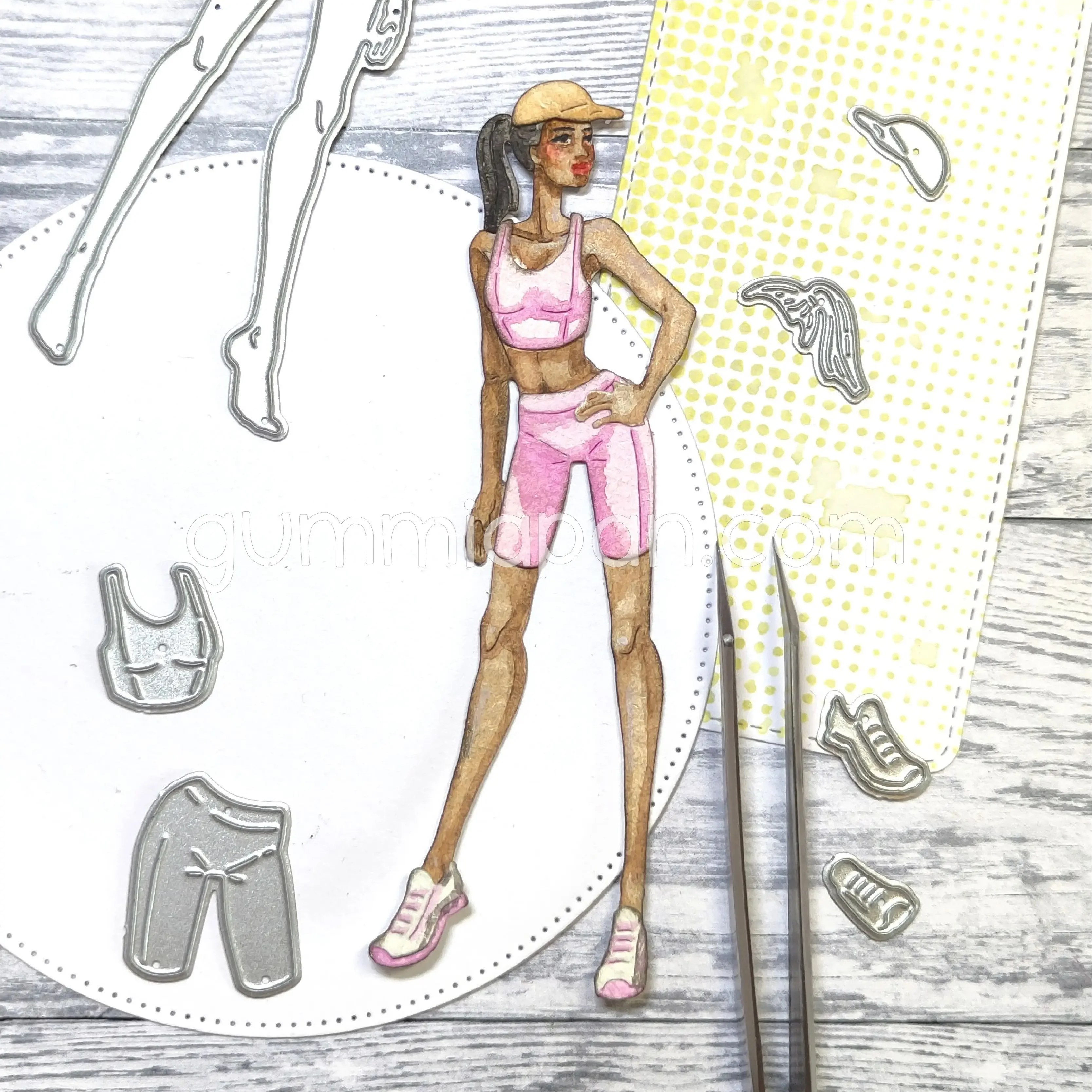 New Girl Sportswear Mannequin Metal Cutting Dies DIY Scrapbook Handcraft Paper Card Album Craft Template Decoration 2024 New