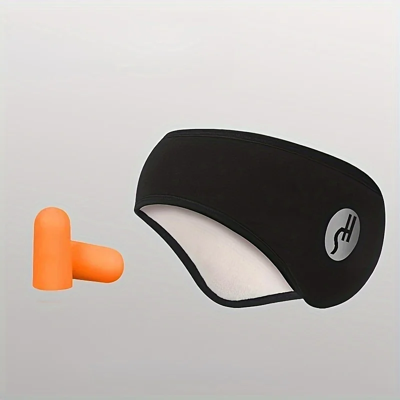 Earmuff Sleep Mask Plush Sleeping Mask Eyemuff Eye Cover For Warm Relax Plush Blindfold Eyes Bandage With Soundproof Earplugs
