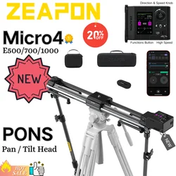Zeapon Micro4 E1000 Double Distance Motorized Camera Slider, High-Speed Low Noise Motor 10-26Lbs Payload, 42''/107cm Slider