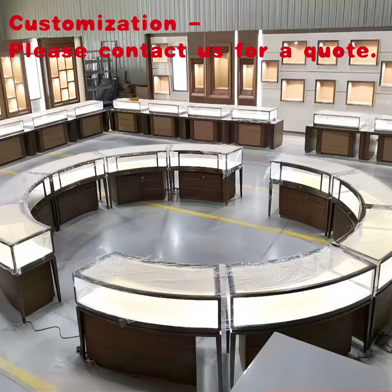 

custom.High-end Jewelry Display Cabinet Environmental-friendly Custom-made Shopping Center Display Stand Jewelry Display