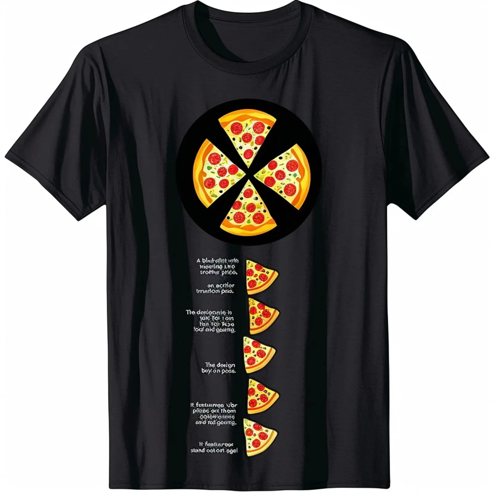 

Pizza Slice Transformation Tee for Teen Gamers Vibrant Colors Fun Design