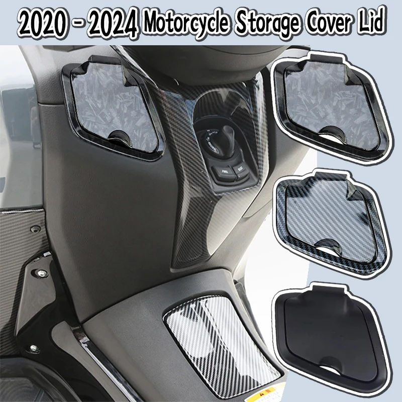 For Yamaha Nmax V2 NMAX155 NMAX125 2020-2024 Accessories Tool Box Storage Cover Lid Side Pocket Cover Lid Charger Waterproof Cap