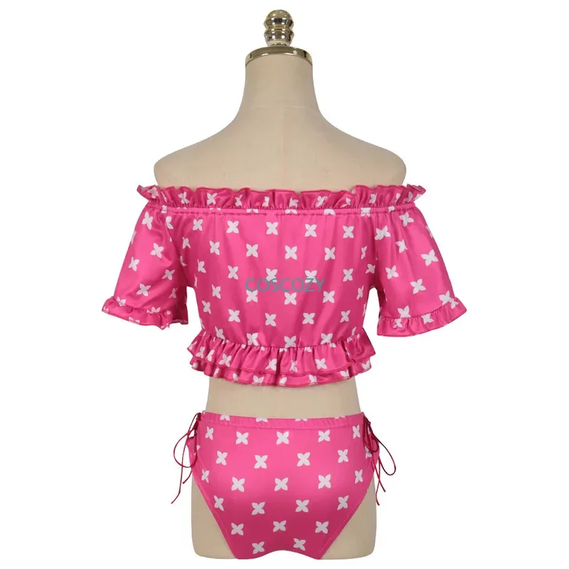 Kostum Cosplay Anime Oshi No Ko Ai Hoshino Aqua, Pakaian Renang, Rok Bikini, Kostum Halloween, Pesta, Liburan, Ruby Swimsuit qq681