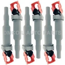 6 PC RED PERFORMANCE IGNITION COIL FOR BMW THE 1-7 SERIES X1 X3 X4 X5 X6 Z3 Z4 E93 SERIES F10 F20 SERIES  N SERIES M54 2004-2020