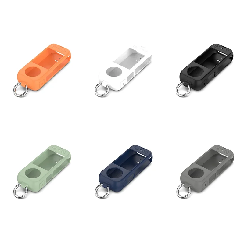 SQPP-Para Insta360 X5 Funda protectora de silicona Cubierta liviana para cámaras de acción panorámicas, verde