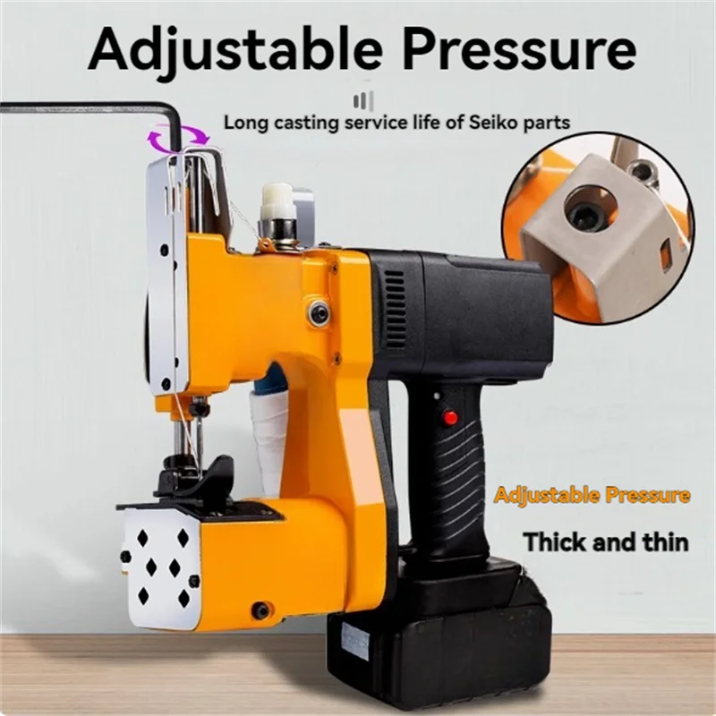 

Lithium Battery Electric Sewing Machine Automatic Packaging Agriculture Textile Industry Woven Bag Handheld Sealing Machine