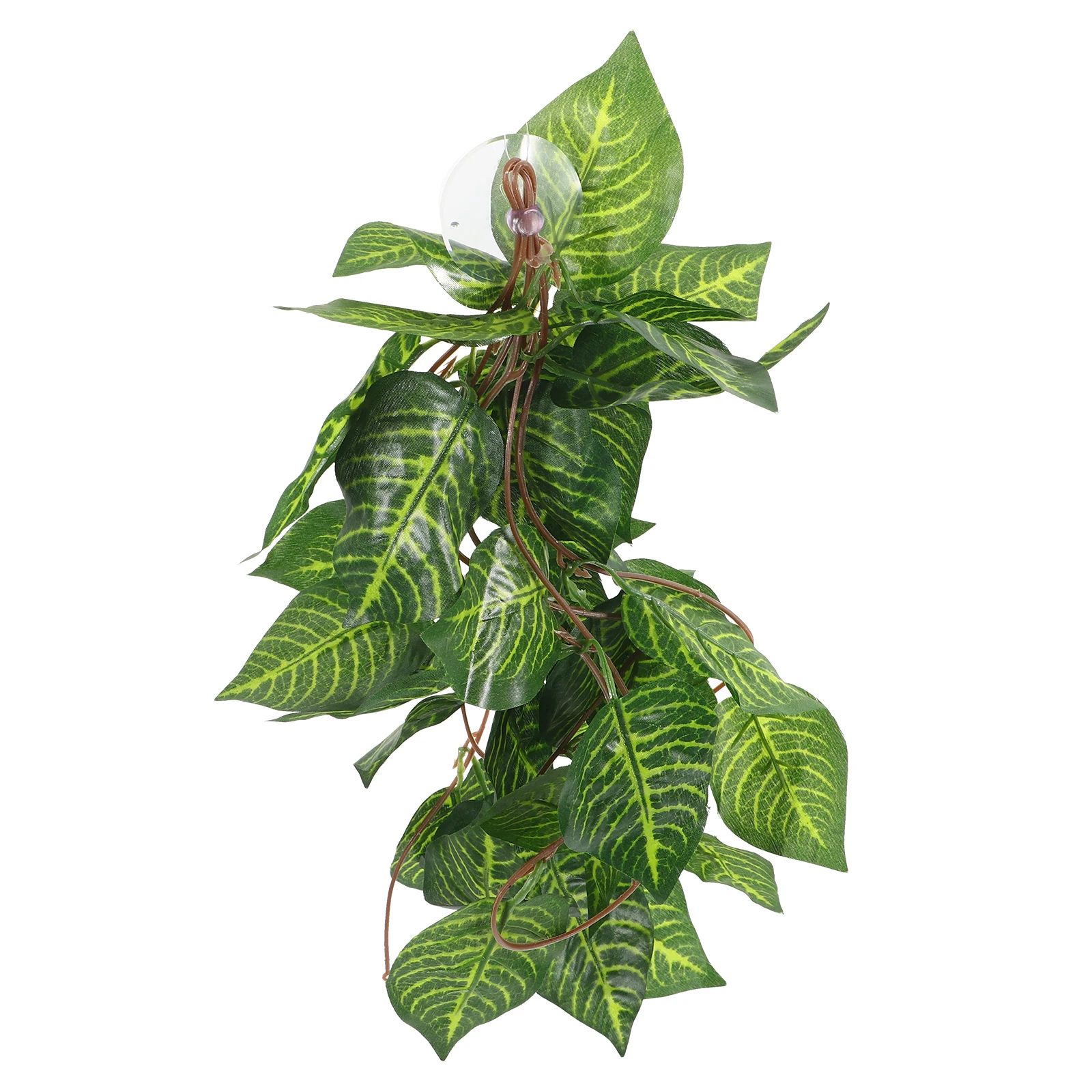 

Fake Artificial Plastic Vine Terrarium Hanging Decor For Reptile Tank Lizard Frog Gecko Snake Habitat Lifelike Plant
