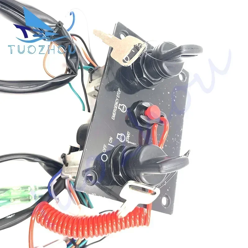 

37100-96J14 NEW Dual Ignition Key Switch Panel For Suzuki DF100A 115A Marine Outboard 37100-96J14