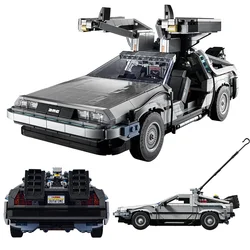 New Back To The Future Time Machine Compatible 10300 Building Blocks Technical Car Bricks Construct Toys For Children Gifts