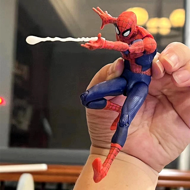 

New Spider Man Action Figure Across The Spider Verse Sv Spiderman Peter Parker Figures Toy Model Collection Decorate Kids Gifts