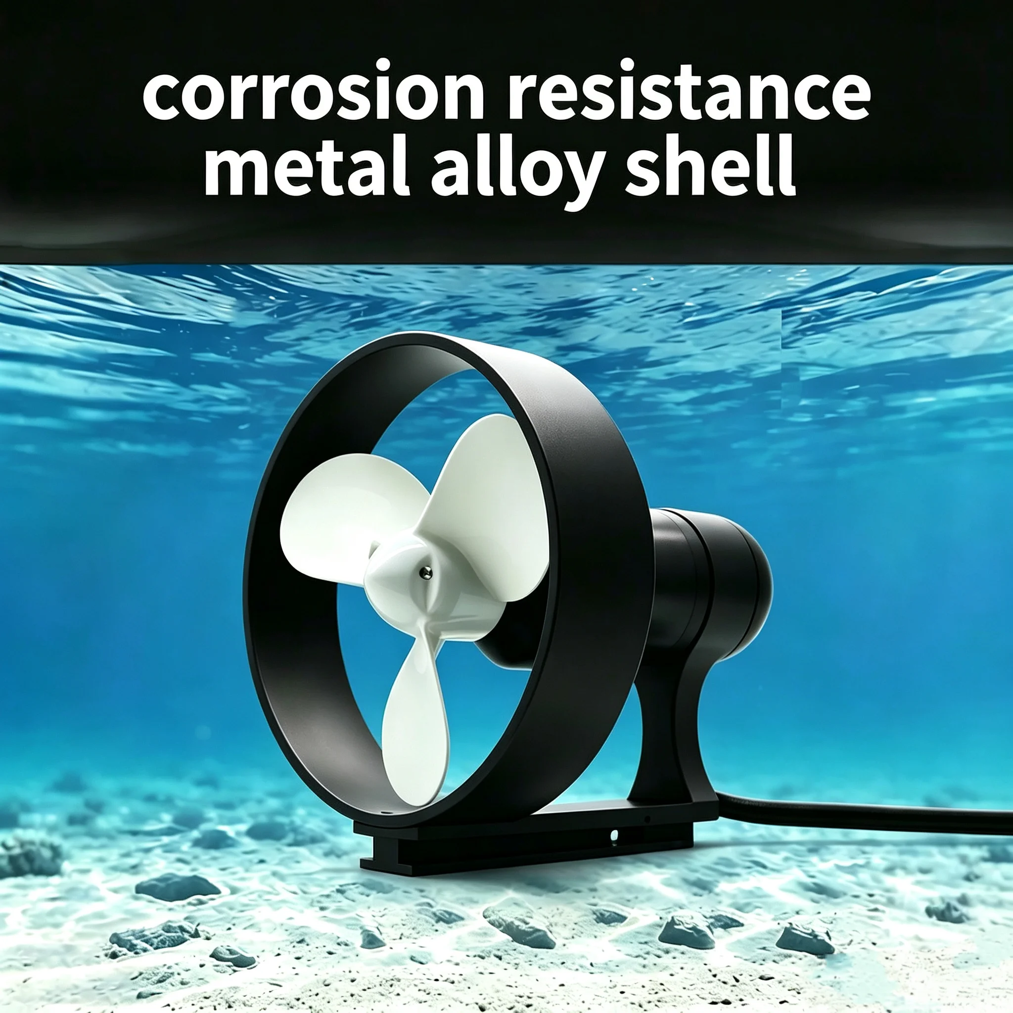 High Power 48V 2000W U35 Aluminum Alloy Underwater Thruster Motors for Fishing Kayak Kart Boat Electric Trawler Efoil