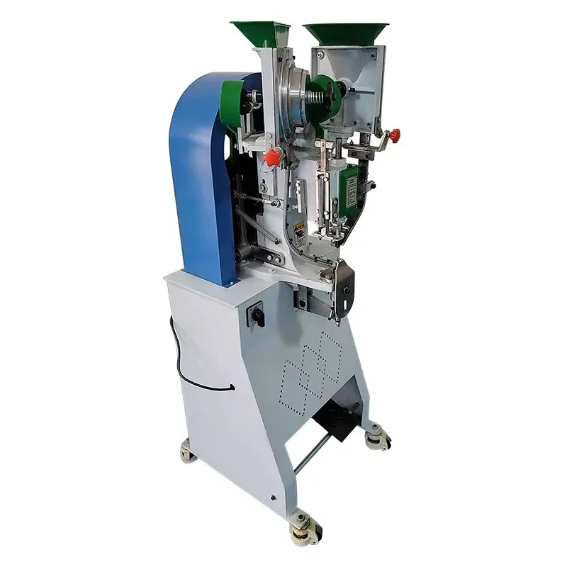 Double-sided shoe eye machine YH618R new hollow rivet machine no push groove corn machine y