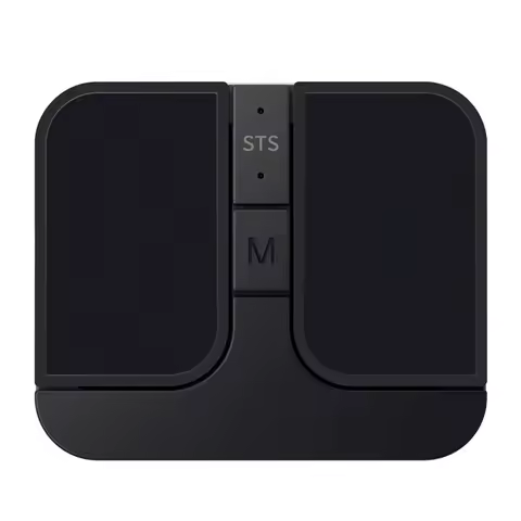 Classic-Mini Square Mouse Wireless Computer Mouse 3 Mode BT/2.4G/USB Mini Capacitive Mouse For PC Laptop Notebook Desktop