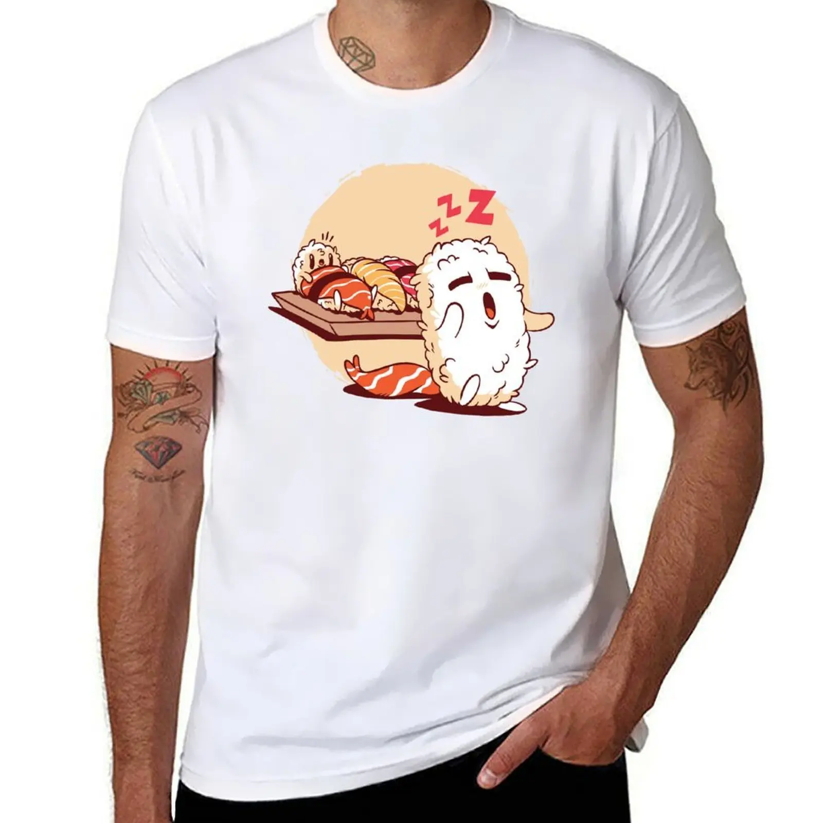 

Sleepwalking Sushi T-Shirt t shirt man luxury t shirt man plain T-Shirt