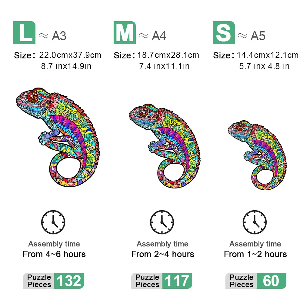 سحلية خشبية لغز شخصية الكبار غير النظامية شكل لغز الأطفال chبها بنفسك الشطرنج ألعاب تعليم الأطفال