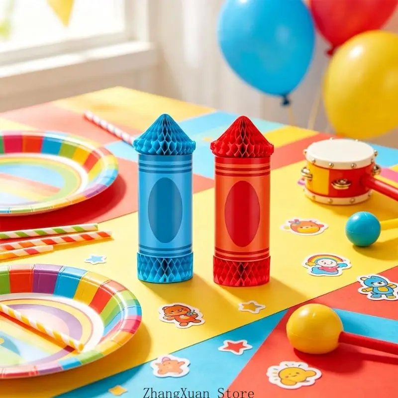 Schulbleistift-Display-Set mit 6 Stück, Papieraufhänger für Begrüßungstische, Deckenlinien, Klassenzimmer-Party-Styling und – Detail 5