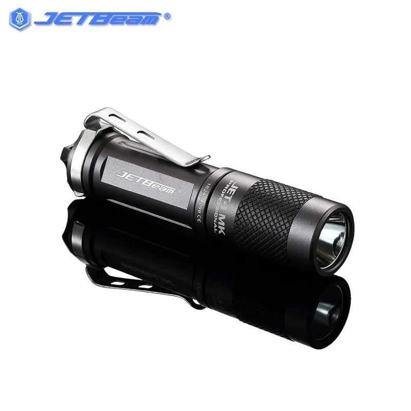 JETBeam JET-I MK XP-G2 480 Lumens AA 14500 EDC LED Flashlight Mini Portable Keychain Torch Emergency Light IPX8 Waterproof Lamp