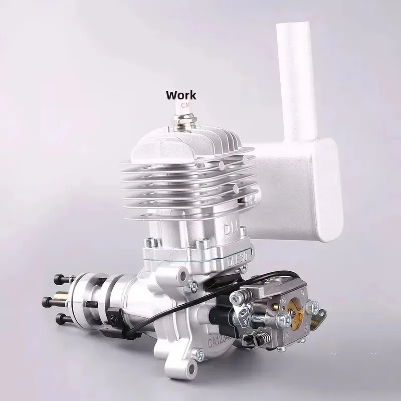 DLE30 30CC DLE Engine Two Strokes Single Cylinder Side Exhaust Natural Cooling Metal