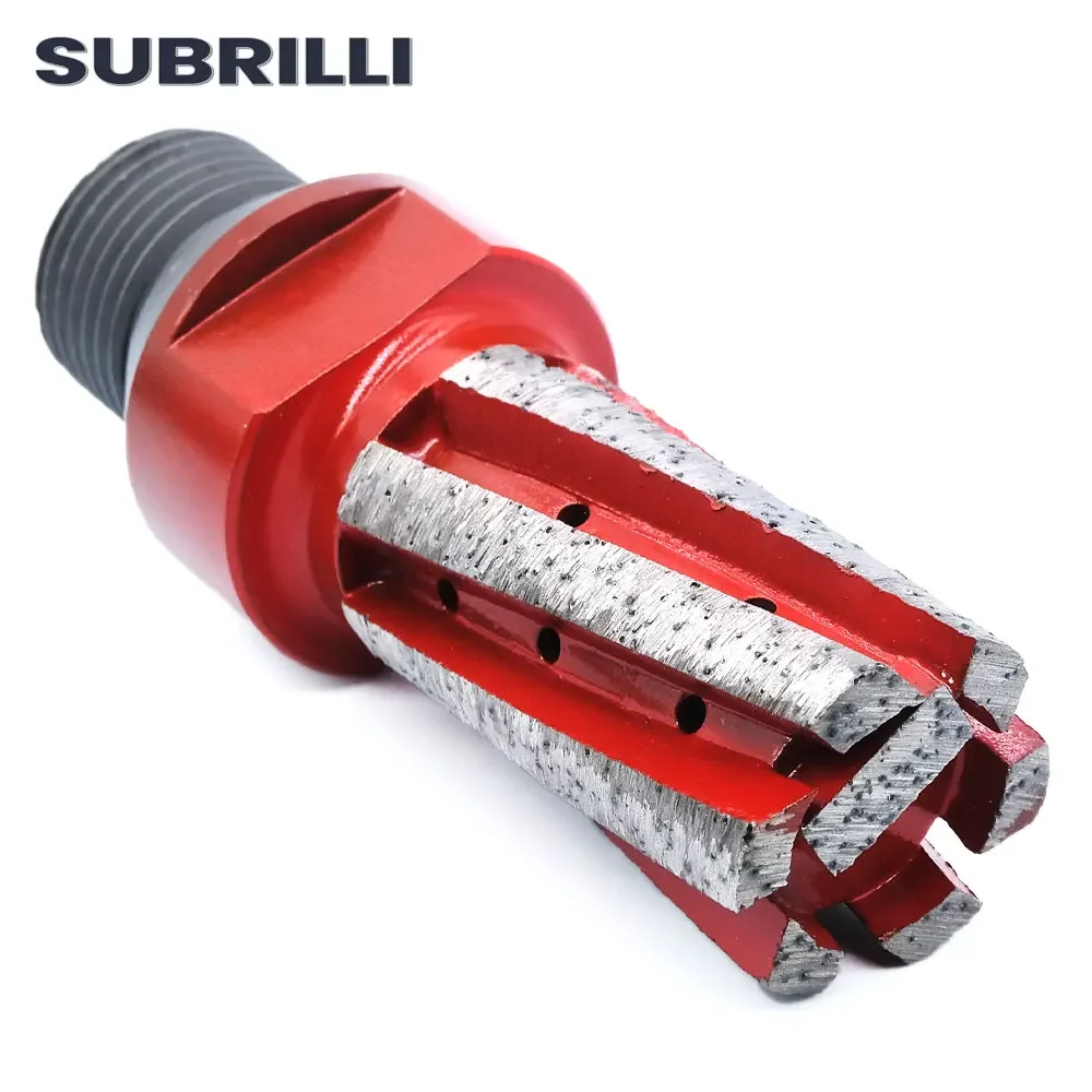 SUBRILLI Diamond Finger Router Bit CNC Stone Carving Engraving Milling Cutter For Slab Sink Hole Counter Grinding 1 piece