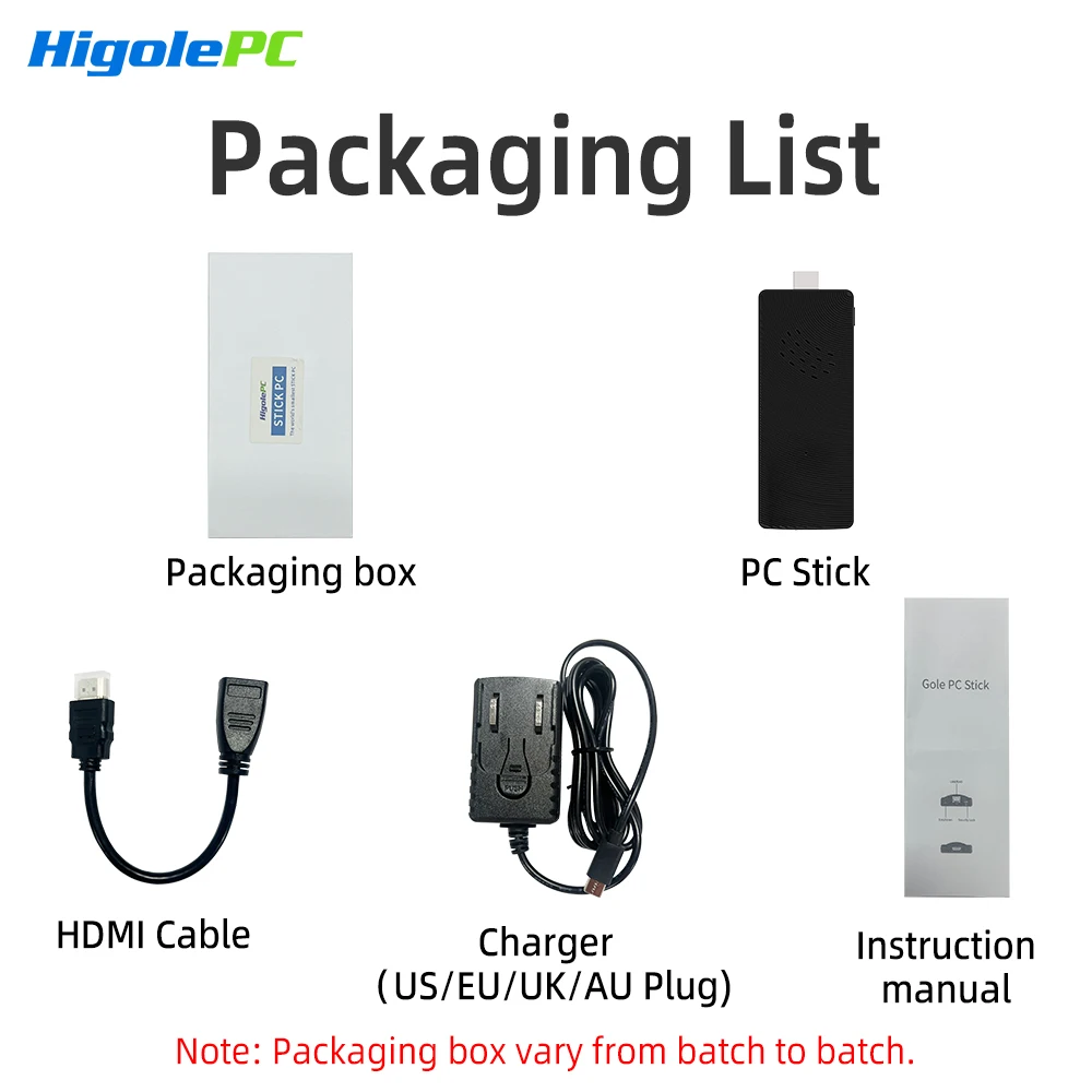 Higole PC Stick Lüfterloser Mini-PC Intel J4105 Windows 11 WiFi5 8 GB 128/256 GB Laptop Desktop-PC HDMI 4K TV Stick PC Mini-Computer – Detail 9