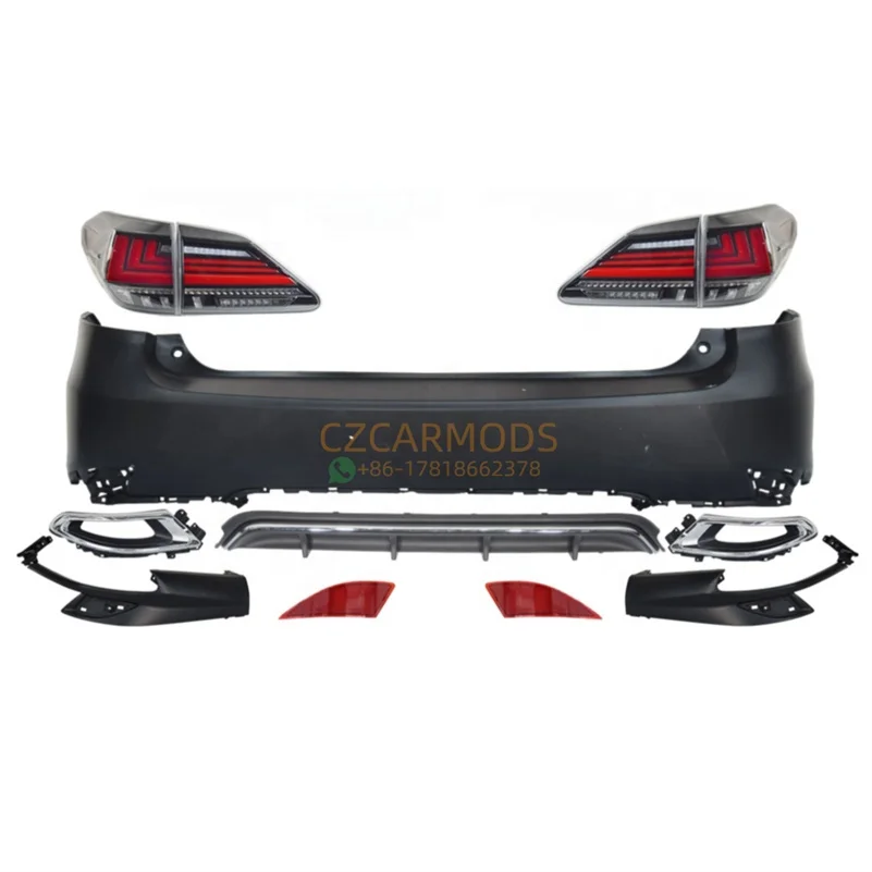 

Car Body Kits for Lexus RX RX270 RX350 RX450h 2010-2015 upgrade to 2020 Style Rear Bumper Tail Light TailLights