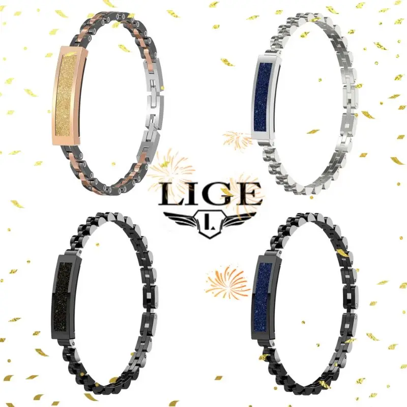 

LIGE Smart Bracelet Lightweight Intelligent Monitoring Multiple Sports Modes IP68 Waterproof Women's Watch For Android IOS