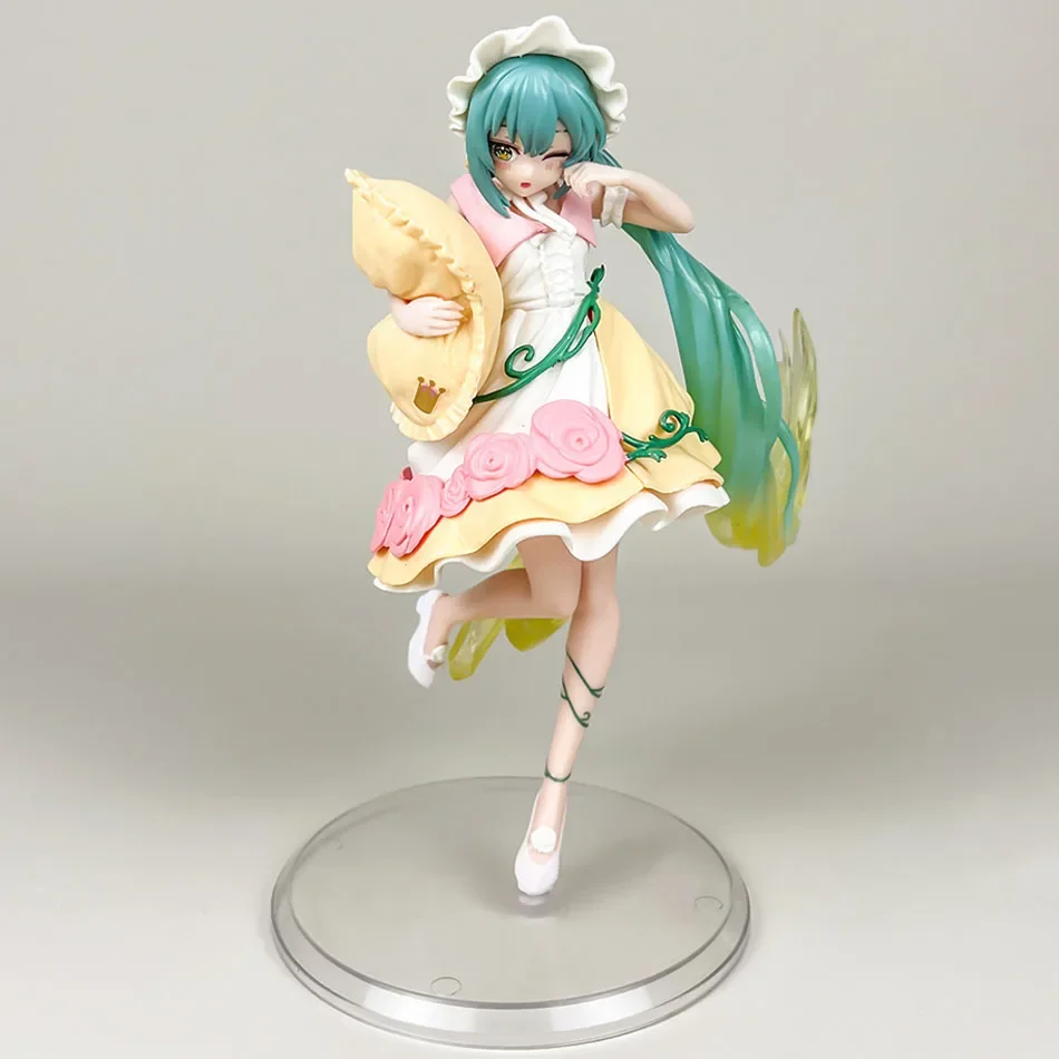 Figurine de dessin animé Hatsune Miku X cannelle, miroir féerique, la belle au bois dormant, ornements de voiture, modèle en PVC, jouet, cadeaux d'anniversaire, en Stock