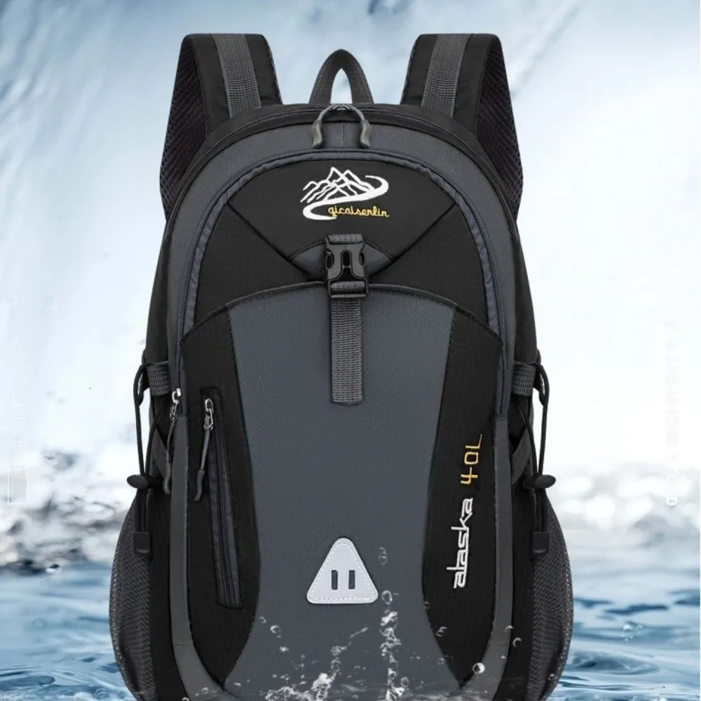 

Large Capacity Outdoor Mountaineering Bag Wear-Resistant Waterproof Travel Backpack Lightweight with USB Charging Hole