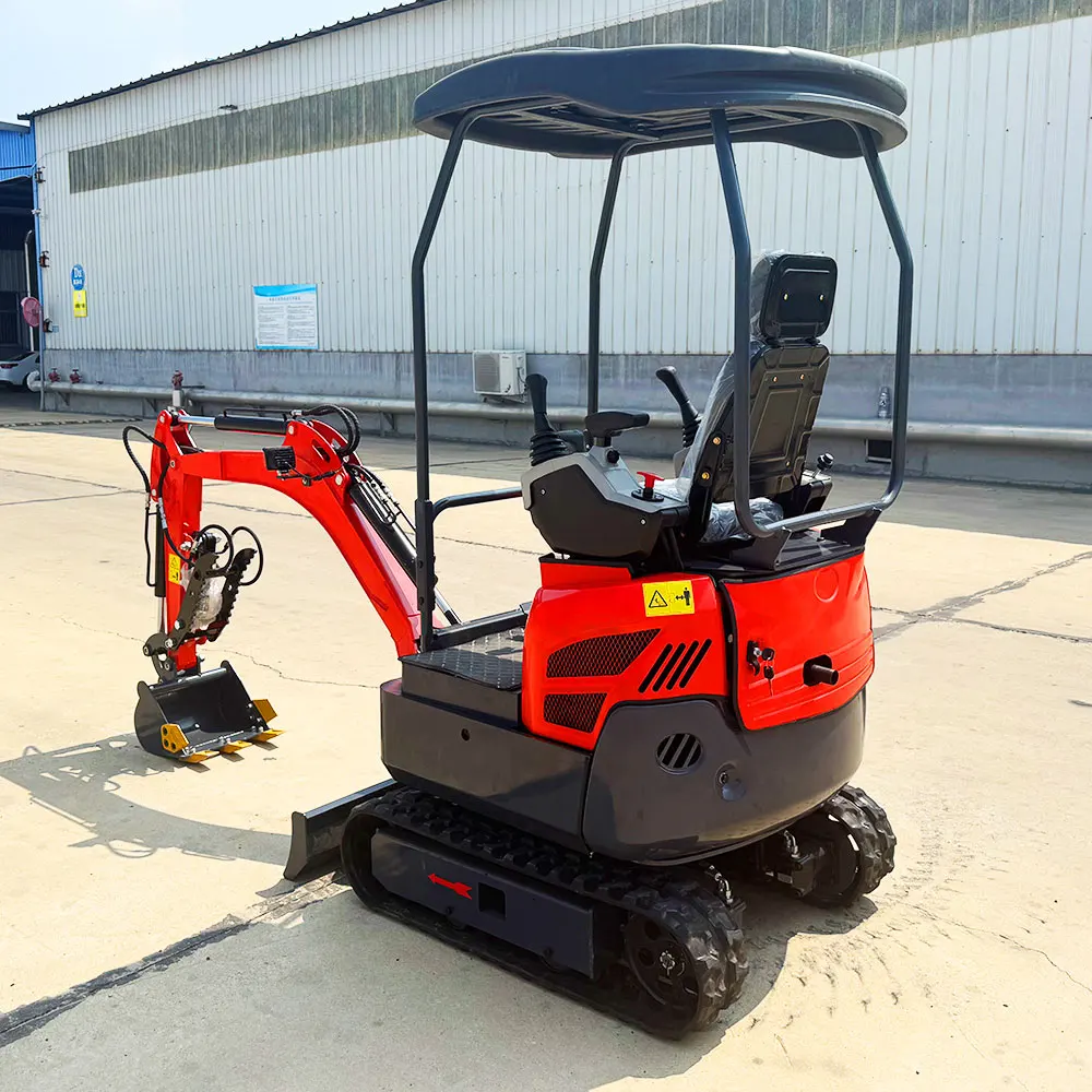 Factory Wholesale Price China Mini Excavator 1.6 Ton New Bagger Road Digger Garden Excavator Bucket