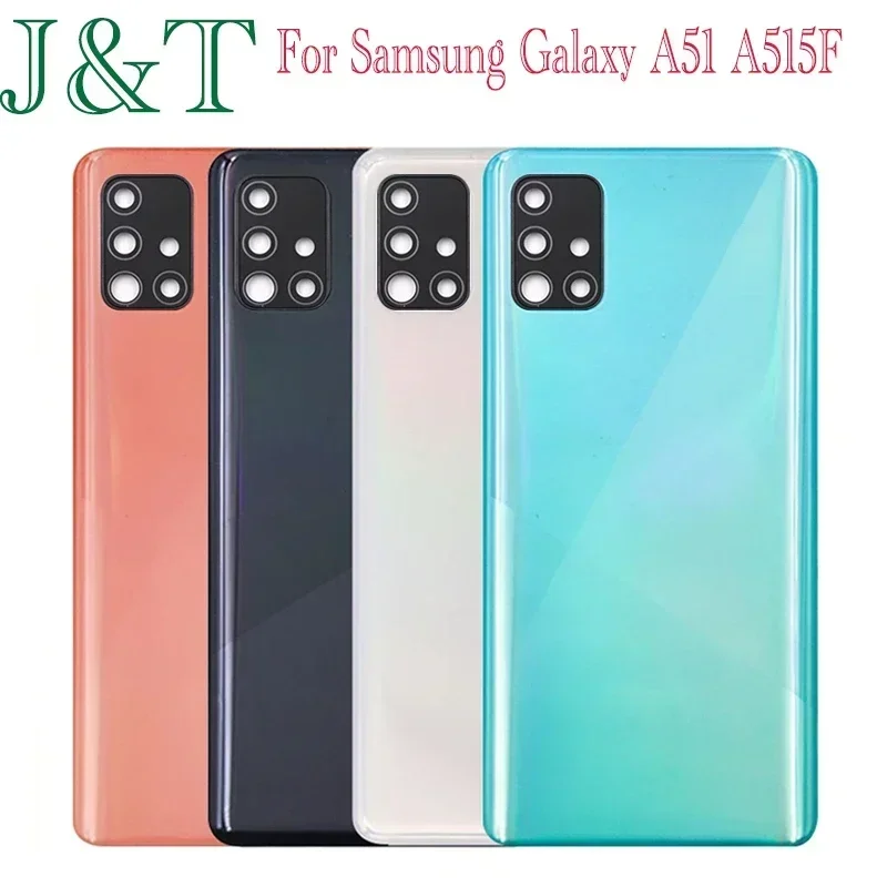 For Samsung Galaxy A51 A515F Back Battery Cover Door Rear Housing Case Replacement Parts For Samsung A515F Battery Cover