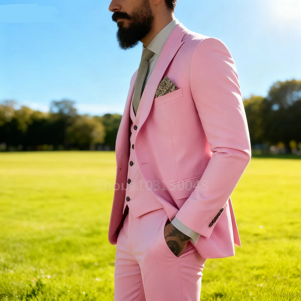 

Ternos azuis Men's Formal Slim Fit Pants, Male Trousers, High Quality, 3 Pairs