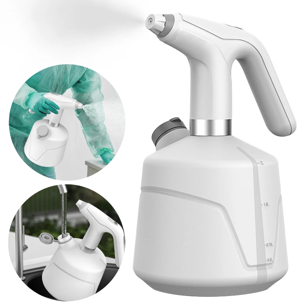 

2L Electric Spray Bottle Automatic Watering Fogger 2 Modes Handheld Sprayer with Extension Rod Watering Machine for Garden Lawn