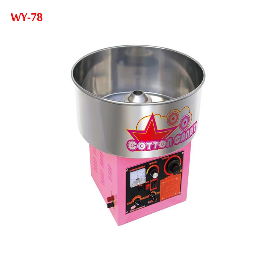 Commercial Cotton Candy Machine Candy Floss Maker Marshmallow Machine with Music Function Electric/Gas Optional