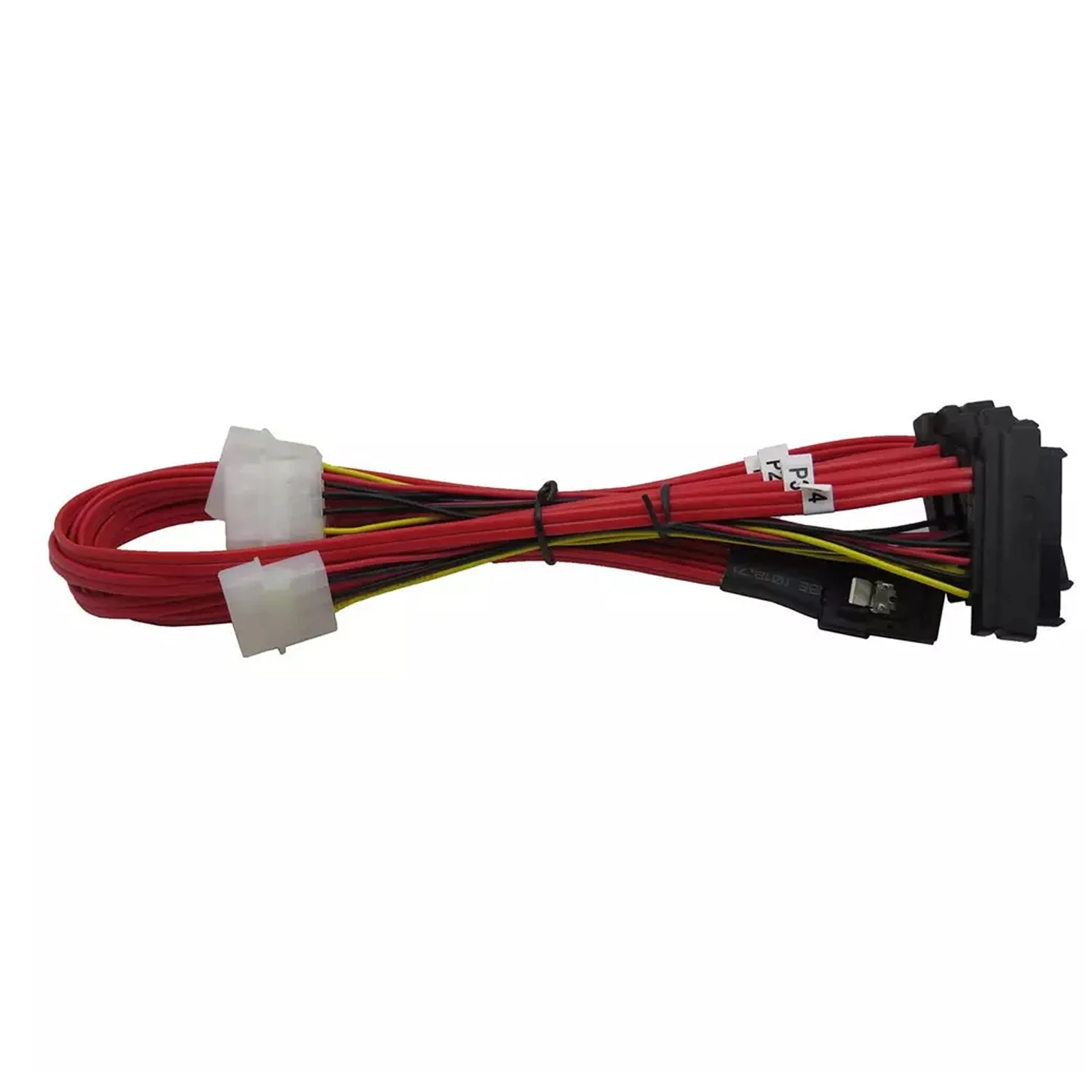 SATA Cable Mini SAS 36P SFF-8087 4I to 4XSFF-8482 SAS29 Conversion Cable,36P TO 4 29P,Cable Length 1