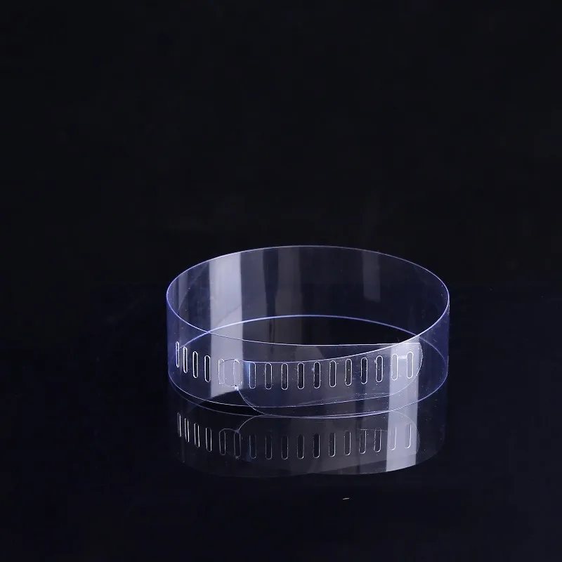 50 шт., полоска с воротником из ПВХ, высокая прочность, пуговицы, высококачественные аксессуары для упаковки рубашек