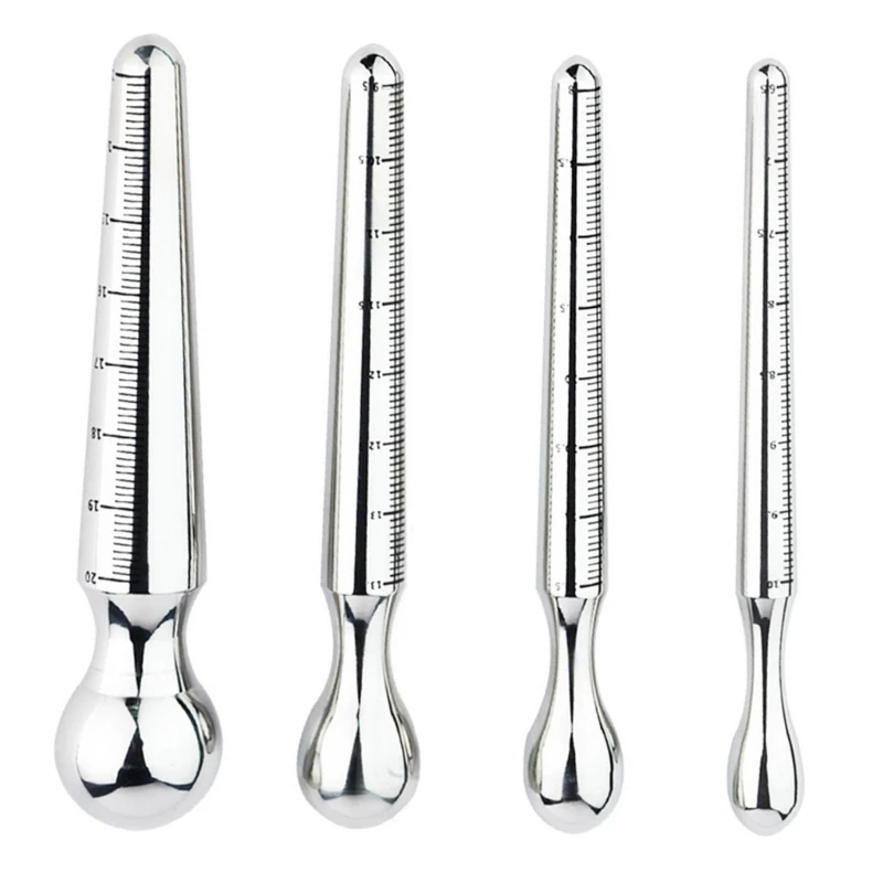 Stainless Steel Urinary Plug Sex Toy Smooth Solid Urethral Sounding Plug Penises Stretcher Stimulate Urethral Dilator