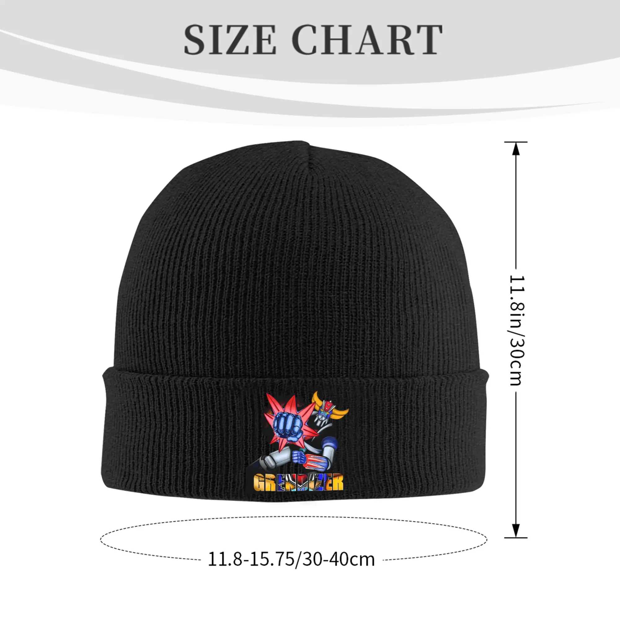 Mazinger Z Anime Bonnet Hats Knitting Hat For Men Women Autumn Winter Warm UFO Robot Grendizer Goldorak Skullies Beanies Caps